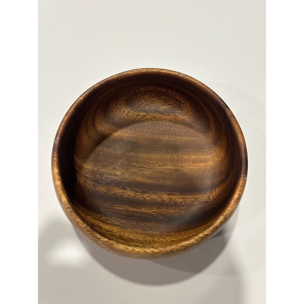 Pacific Merchants Acaciaware Round Calabash Wood Bowl 6x2‎ Acacia Wood K0460